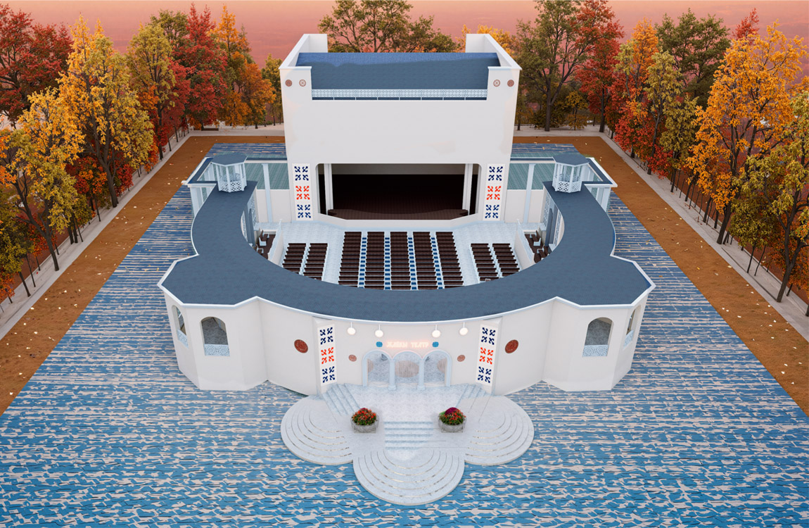 Click to enlarge Summer theatre in a new park