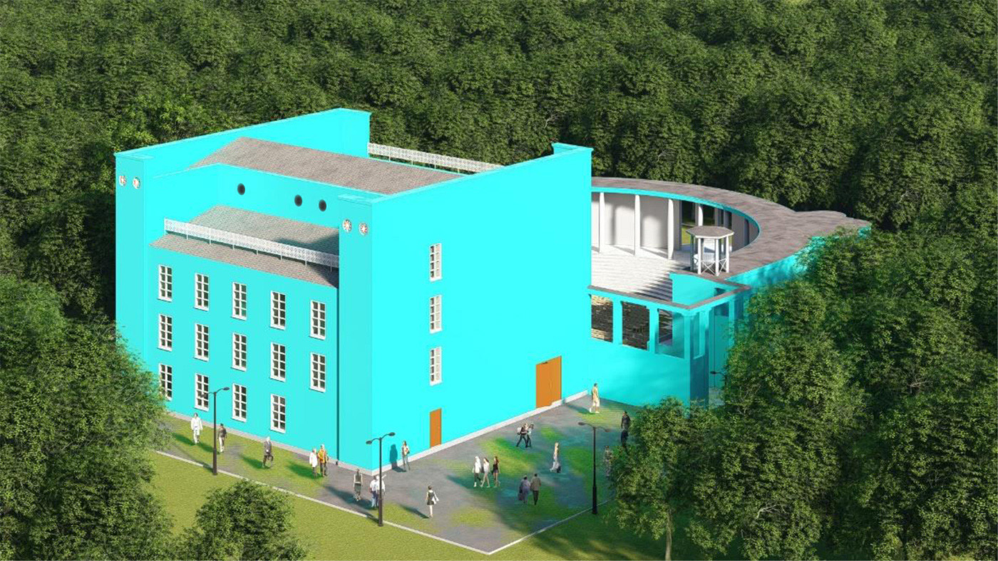 Click to enlarge Summer theatre in the park named after I. V. Panfilov (reconstruction in common with Kylymbek Narynbekov, Mederbek Abdimalikov and Kerim Asylbekov)